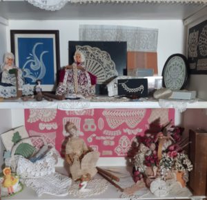 kantklossen en haken, techniek in TextielHuismuseum