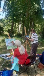 Schilderen in de natuur met Eviart op de Veluwe