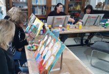 vriendinnenuitje, atelier eviart